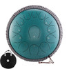 HLURU Music Drum 15 Note Glucophone Steel Tongue Drum 14 Inch 15 Note 14 Inch 13 Note C Tone Ethereal Drum Percussion Instrument