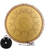 HLURU Music Drum 15 Note Glucophone Steel Tongue Drum 14 Inch 15 Note 14 Inch 13 Note C Tone Ethereal Drum Percussion Instrument