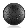 HLURU Mini Steel Tongue Drum 6 Inch 11 Notes C Key Drum Music Drum Ethereal Drum Yoga Meditation Drum Percussion instruments