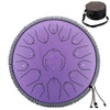 Hluru Music Drum 15 Notes Glucophone Steel Tongue Drum 13 14 Inch 15 Notes Ethereal Drum Yoga Meditation Percussion Instruments