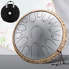 Hluru Music Drum 15 Notes Glucophone Steel Tongue Drum 13 14 Inch 15 Notes Ethereal Drum Yoga Meditation Percussion Instruments