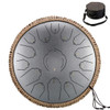 Hluru Music Drum 15 Notes Glucophone Steel Tongue Drum 13 14 Inch 15 Notes Ethereal Drum Yoga Meditation Percussion Instruments