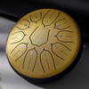 HLURU Glucophone Steel Tongue Drum 6 Inch 11 Notes D Tone Ethereal Drum Music Drum Yoga Meditation Percussion instrument