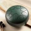 HLURU Glucophone Steel Tongue Drum 6 Inch 8 Tone C Key Hand Drum Ethereal Drum Music Drum Yoga Meditation Beginner Percussion