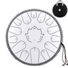 Hluru Music Drum 15 Notes Glucophone Steel Tongue Drum 13 14 Inch 15 Notes C Tone Ethereal Drum Percussion Musical Instruments