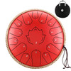 Hluru 15 Notes Glucophone Steel Tongue Drum 13 Inch 14 Inch Music Drum 15 Notes C Tone Yoga Meditation Percussion Instrument