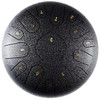 Steel Tongue Drum 13/14 Inch 15 Notes D Major Ethereal Drums Yoga Meditation Sound Healing Beginner Music Drums with Accessories