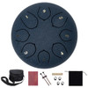 6-inch Tongue Drum 8-tone C Tune Steel Tongue Drum With Drum Mallet Finger Picks Drum Bag Percussion Instrument