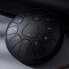 BATESMUSIC Steel Tongue Drum 6 inch 11 Notes D Tune Percussion Instrument Music Book Mallets notes sticker Finger Picks