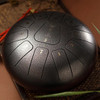 Hluru Glucophone Steel Tongue Drum 10 Inch 11 Notes D Tone Music Drum Ethereal Drum Yoga Meditation Percussion Instrument