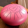 Hluru Glucophone Steel Tongue Drum 10 Inch 11 Notes D Tone Music Drum Ethereal Drum Yoga Meditation Percussion Instrument