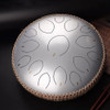 Steel Tongue Drum 14 Inch 15 Tone Professional Percussion Instruments Tambourine Meditation Yoga Ethereal Drums Accessories Gift