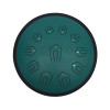 Double Tone Steel Tongue Drum, Hand Drum, C Key, 11 Tone Percussion, Musical Instrument, 18 Inch