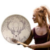 Drum Shamanic Deer Tree-themed Siberian Drum Decoration Handmade Shamanic Drum Siberian Drums Spirit Music With Drumstick Home