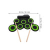 Number Toys Portable Drum Kit USB Music Instrument Electronic Jazz Silicone Hand Roll-up Baby