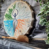 Shaman Drum Shaman Drum Tree-of-Life Siberian Drum Music Spiritual Bass Drum For Spiritual Music Sound Healing Adult Drum