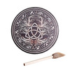 Shamanic Ethereal Drum With Drum Mallet Kits, Symbol Of Siberian Drum Spiritual Music Sound Healing Drum For Kids Adults