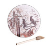 Shamanic Ethereal Drum With Drum Mallet Kits, Symbol Of Siberian Drum Spiritual Music Sound Healing Drum For Kids Adults