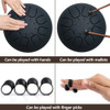 Steel Tongue Drum Set 6 Inch 8 Tune Handpan Drum Pad Tank with Drumstick Carrying Bag Percussion Instruments Accessories New
