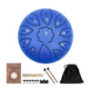 8/11 Tune Percussion Musical Instrument 6 inch Steel Tongue Drum for Beginner Tune Hand Drum Pad Sticks Carrying Bag Percussion