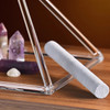 CVNC Crystal Singing Bowl Pyramid 8"or 9" Chakra Quartz High Quality for Relaxation Sound Meditation