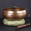 Nepal Large Singing Bowl 20cm Handmade Copper Buddha Tibetan Bowls Yoga Meditation Bowl Tools Buddha Sound Bowls Set Mindfulness