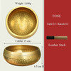 Nepal Handmade Tibet Buddha Sound Bowl Yoga Meditation Chanting Bowl Brass Chime Handicraft music therapy Tibetan Singing Bowl