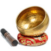 Nepal Hand Hammered Tibetan Bowl Set with Cushion Mallet Meditation Yoga Sound Healing Chanting Singing Bowl Feng Shui