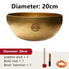 100% Nepalese Handmade Singing Bowl Primary Color Sanda Full Moon Bowl Sound Therapy Yoga Meditation and Healing Bronze Ornament