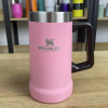 Stanley Adventure Big Grip Beer Mug 24oz Stainless Steel Thermos Bottle Mug Double Wall Vacuum Insulation Coffee Tumbler Cup