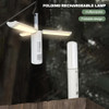 Foldable Camping Lantern Portable Power Bank Outdoor Lighting Flashlight Tent Light Led Rechargeable Emergency Equipment Lamps