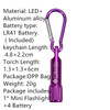 New Waterproof Mini LED Flashlight Torch Pocket Light Portable Lantern AA Battery Powerful Led For Hunting Camping Wholesale