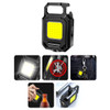 XPE Keychain Light 1000LM COB LED Pocket Work Light 800mAh Type-C USB Rechargeable IPX4 Waterproof for Outdoor Camping Hiking