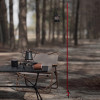 Aluminum Alloy Camping Lantern Lamp Hanger Portable Ultralight Light Holder Outdoor Table Hanging Fixing Stand Detachable Set