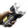 Strong Light LED Flashlight Camping Torch With 4 Lamp And COB Side Lights Outdoor USB Rechargeable Portable Hand Lantern