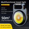 Multifunctional LED Mini Flashlight Type-c Fast Charge 4 Lighting Modes COB Work Lamp Bottle Opener For Outdoor Camping Travel
