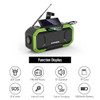 Emergency Solar Hand Crank Radio 5000mAh Power Bank Charger Flash Light Outdoor Tools Camping Survival Radio Survival Equipments