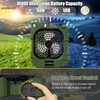 Multifunctional Lighting, Movable Charging Fan Light, Mini Table Fan With 3-level Brightness Adjustment Light For Camping