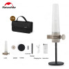 Naturehike LED Candle Lamp Electric Flameless Atmosphere Camping Light 320g Ultralight Waterproof Home Desk Lamp Free Bag