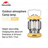 Naturehike New Retro Lamp Portable Brightness Adjustable Camping Lantern Tent LED Light Type-C Charge Outdoor Hiking Travel