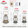 Naturehike Outdoor Ultralight Camping Light 950g Portable Hand Lamp IPX4 Rainproof Retro Suspended Led Tent Lamp Lighting Tools