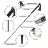 Folding Trekking Poles Ultralight Nordic Walking Stick Hiking Telescopic Pole Adjustable Anti Shock Sticks Climbing Running