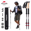 Naturehike Trekking Poles 2pcs Carbon Fiber Collapsible Telescopic Sticks Lightweight Walking Hiking Stick Climbing Stick