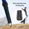 5-Section Portable Outdoor Fold Trekking Pole Walking Hiking Stick Telescopic Club For Nordic Elderly Camping Walking Poles