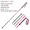 1Pair AONIJIE E4214 Hiking Carbon Fiber Cross-country Poles Folding Trekking Pole Lightweight Walking Stick for Mountaineering