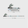 All Carbon Fiber Trekking Stick Folding Outdoor Ultra-light Hiking Stick Adjustable Wrist Strap Non-slip Walking Poles 2023