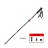All Carbon Fiber Trekking Stick Folding Outdoor Ultra-light Hiking Stick Adjustable Wrist Strap Non-slip Walking Poles 2023