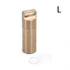 S M L Mini Waterproof Capsule Seal Bottle Stainless Steel Outdoor Survival Pill Box Container Capsule Pill Bottle Tank