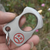 1PC Alloy Steel Outdoor Survival Tool EDC Tactical Tool Portable Multifunctional Protect Knuckles Ring Pendant Ring Hand Decorat
