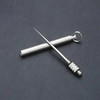 Titanium Outdoor EDC Portable Multi-Purpose Toothpick Bottle Fruit Fork Camping Tool Toothpick Tube Is More Durable Than Floss